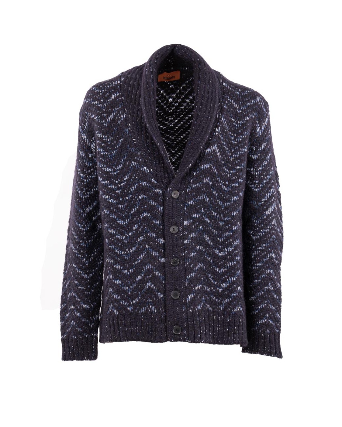 shop MISSONI  Giacca: Missoni cardigan con bottoni chevron.
Cardigan con bottoni.
Collo sciallato.
Lavorazione chevron tramato fiammato.
Misto lana e alpaca.
Composizione: 44%Lana 42%Alpaca Fibra 14%Poliammide.
Fabbricato in Italia.. WM00 BK01AU-S72MD number 3880687